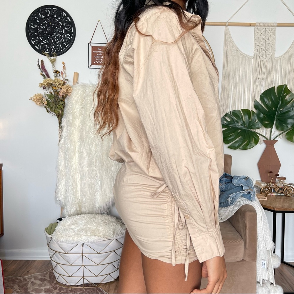 Lioness Button Down Mini Dress - image 2